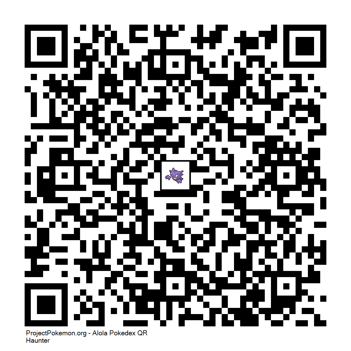 Cdigo QR de Haunter